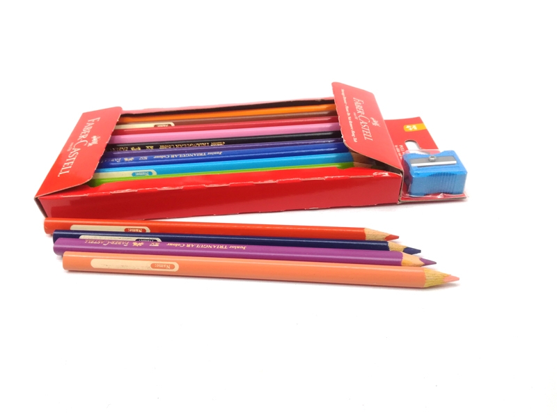 Bút Chì Màu Faber-Castell Junior Triangular 20 Màu Kèm Chuốt 11653820