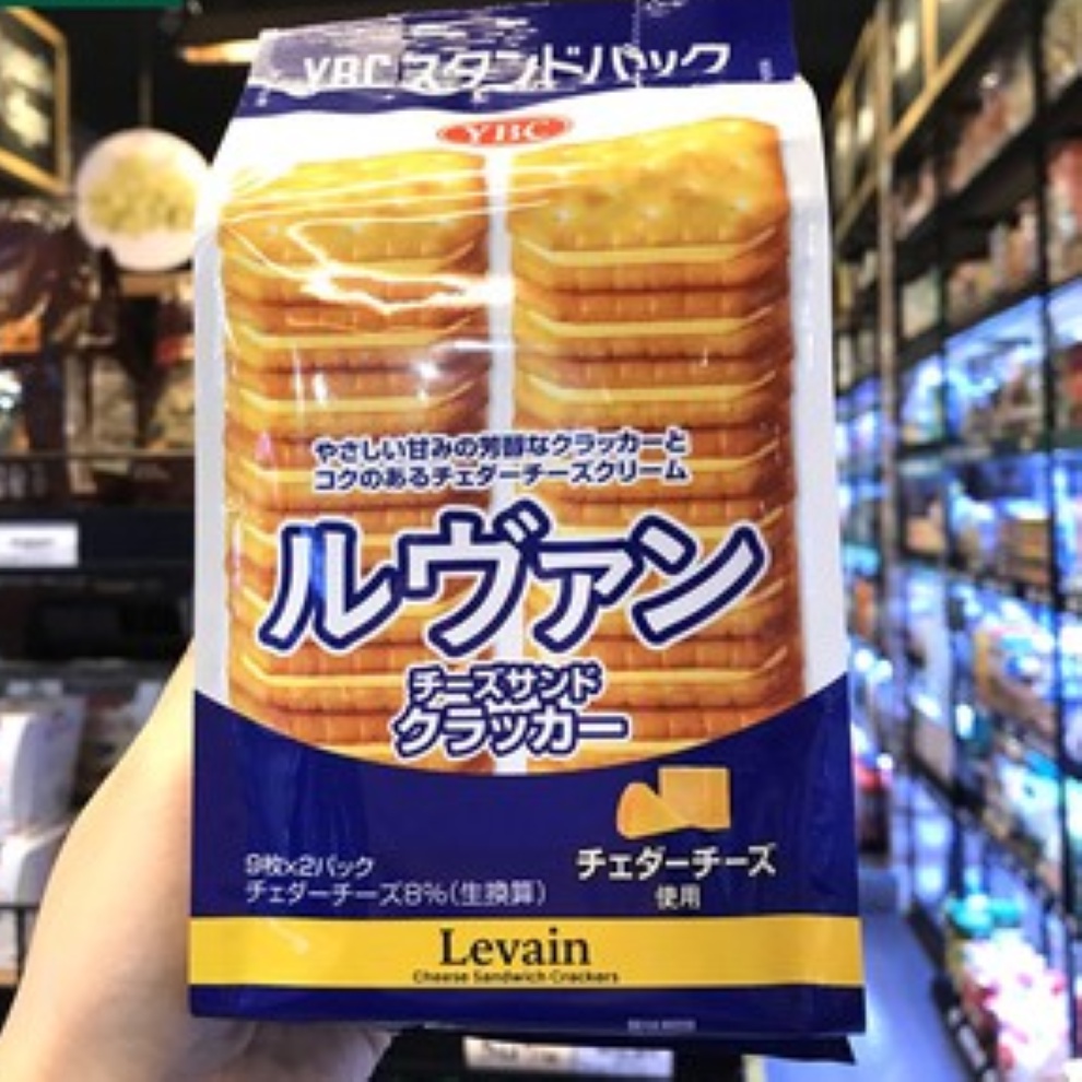 🧇 Bánh Quy YBC Levain Cheese Sandwich Crackers Nhật Bản Bánh quy