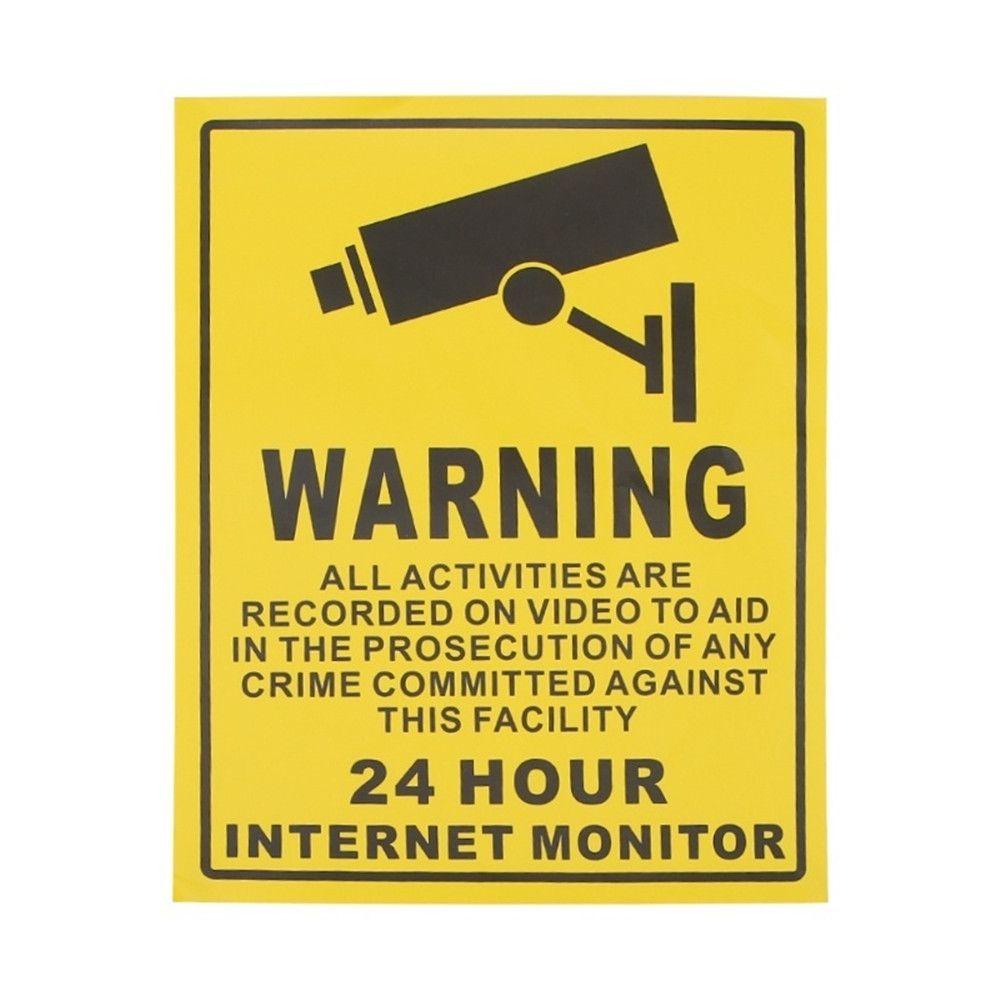 Hình Dán Cảnh Báo An Ninh CCTV 20 * 25cm