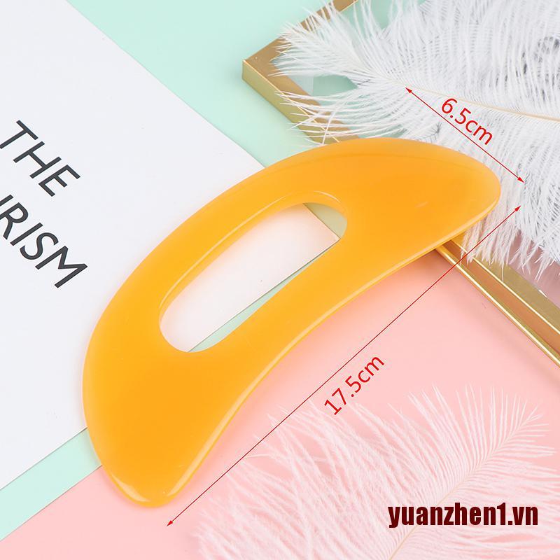 [Hàng mới về] Dụng cụ cạo mát xa guasha bằng nhựa resin thư giãn theo phong cách Trung Hoa dành cho toàn thân