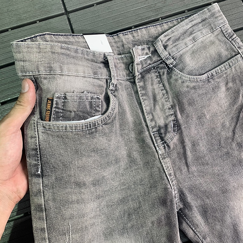 Quần Jean Nam Cao Cấp Màu Xám, Không Phai Màu, Đổi Size Nếu Không Vừa
