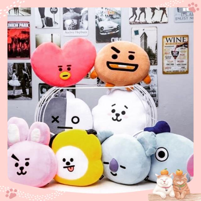 ( Mua 1 tặng 1 card) Gấu ôm BT21 size lớn nhất - có sẵn