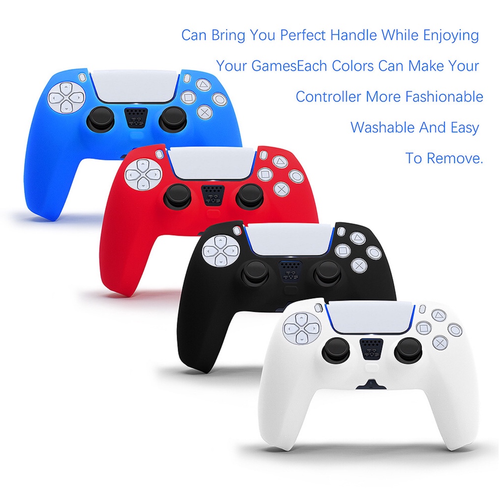 Lammcou Soft Silicone housing protects Cmpatible with Sony Playstation 5 PS5 gaming controller