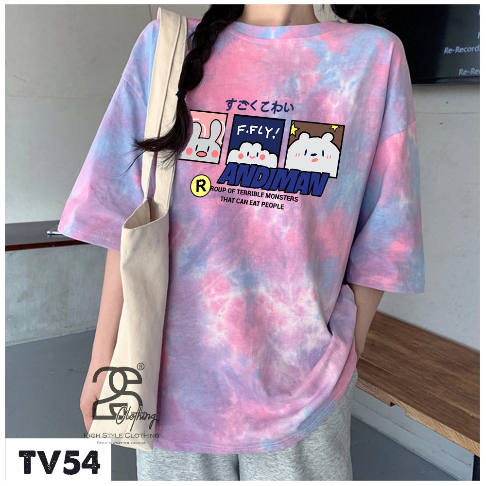 Áo Thun From Rộng Nữ Tay Lỡ 2s Clothing Áo Thun Nam Form Rộng Basic Streetwear Cotton Oversize Giá Rẻ In Hình Cute TV54