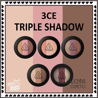 Phấn mắt dạng nén phối 3 màu 3CE Triple Shadow