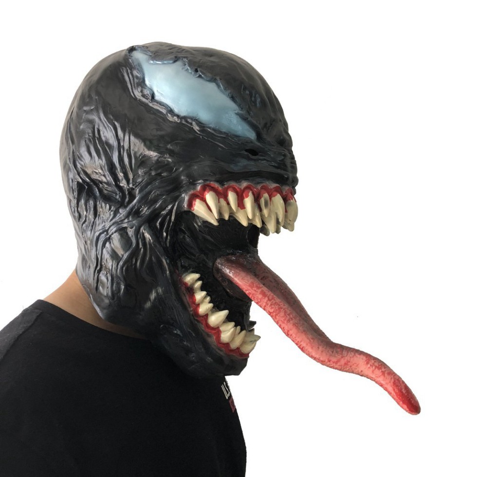 Mặt nạ hóa trang nhân vật phim Venom / người sắt dùng trong tiệc Halloween