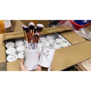 Bộ cọ trang điểm 10 cây marble collection