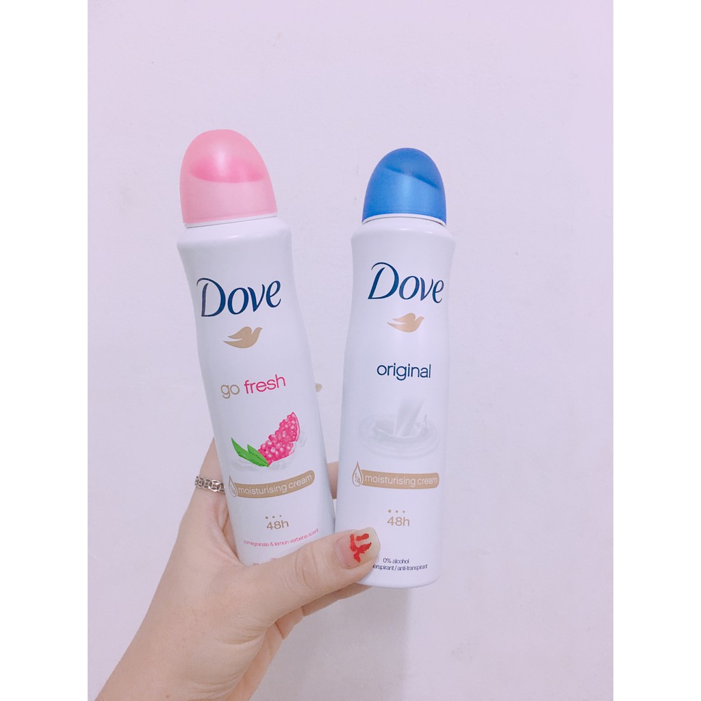 Xịt khử mùi Dove 48h 150ml