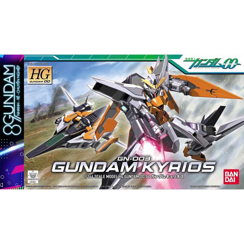 Mô Hình Lắp Ráp Gundam HG 00 Kyrios