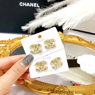 Khuyên tai, bông tai Cha nel cao cấp phối đá hoạ tiết
