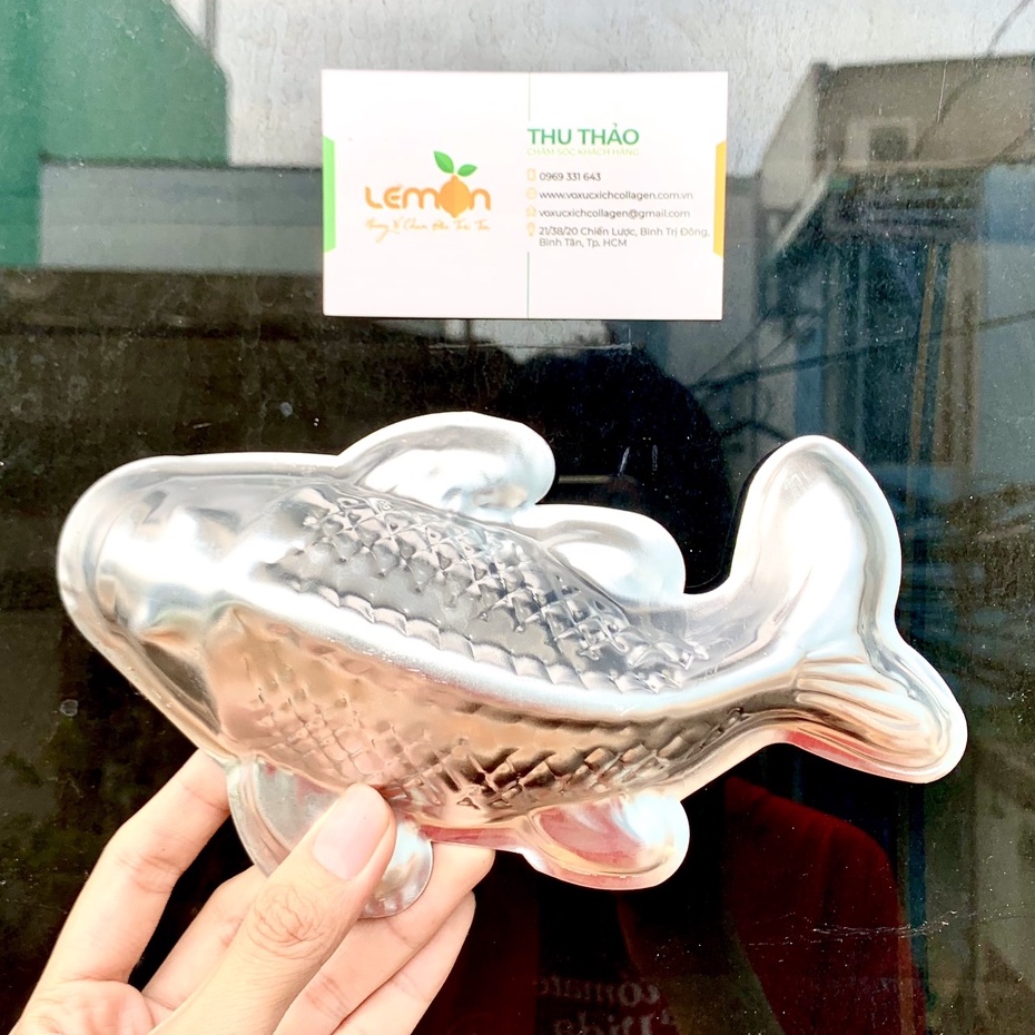 Khuôn xôi cá chép bằng nhôm, ép cơm, làm rau câu bền đẹp, tiện lợi