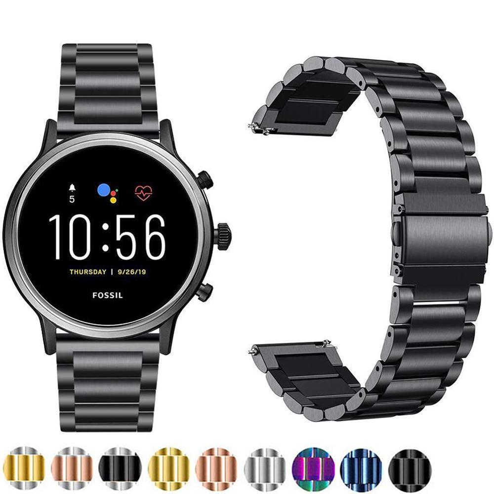 Dây Đeo Inox Cho Đồng Hồ Thông Minh Fossil Gen 5 Carlyle / Julianna 4 / 3