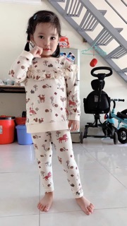 Set nỉ bé gái H&M