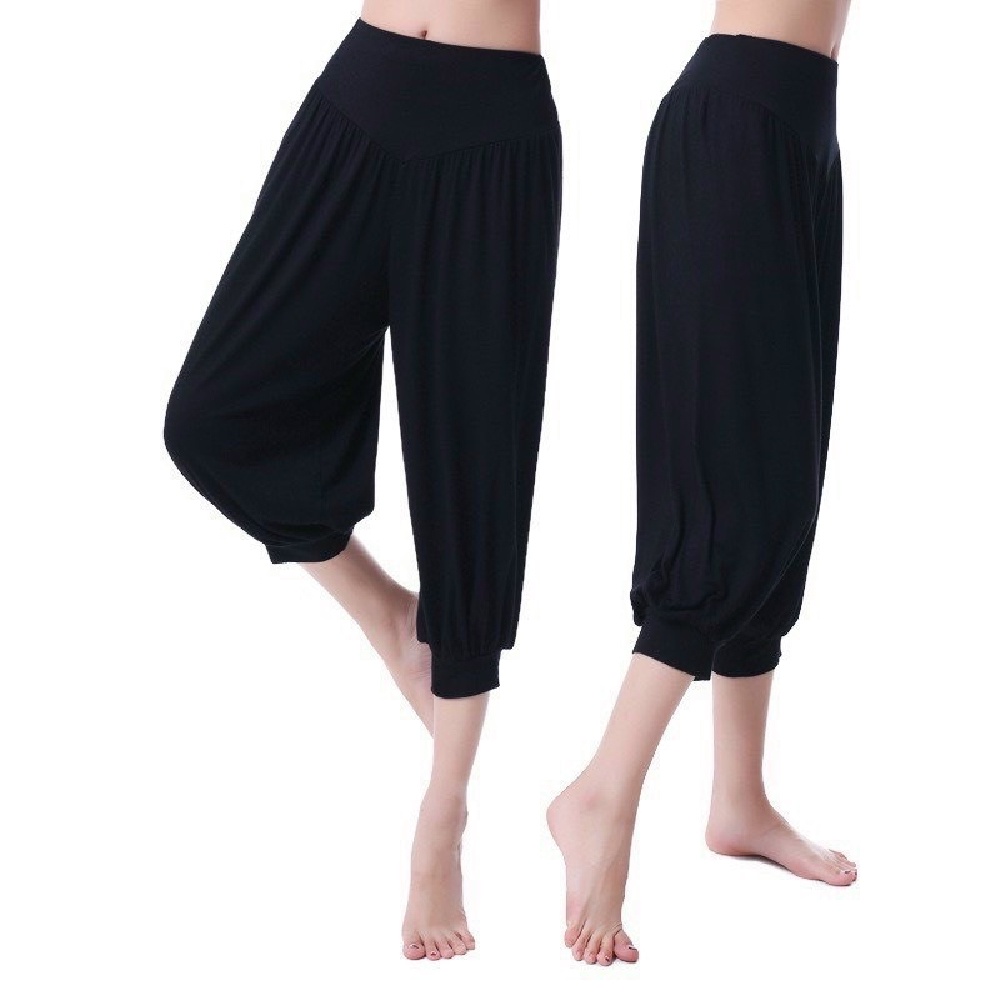 Quần Lửng Alibaba Chất Cotton Mát Lạnh (Đồ Tập Gym-Yoga Nữ)
