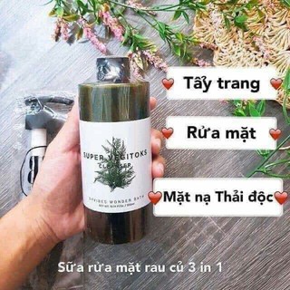 Sữa rửa mặt hàn quốc Super Vegitoks Cleanser