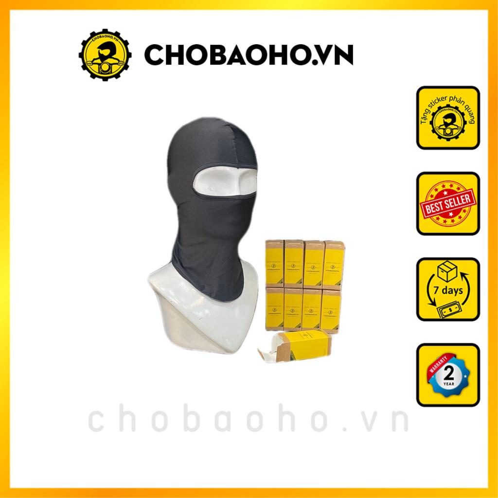 Khăn Trùm Đầu Ninja Đen Trơn XBIKER