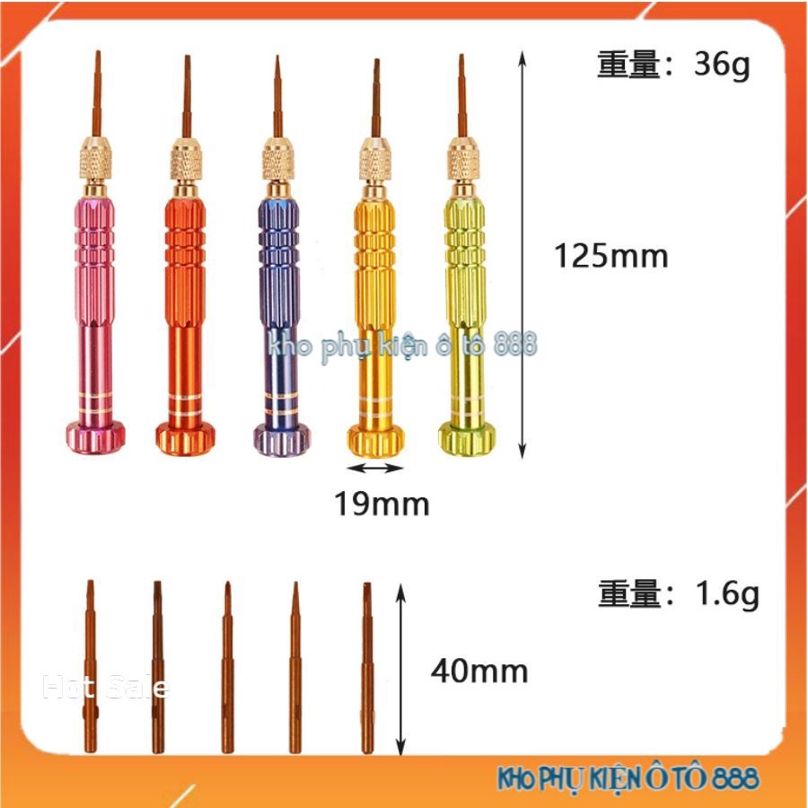 Tô Vít Sửa Điện Thoại 5 Đầu Tháo Ốc
