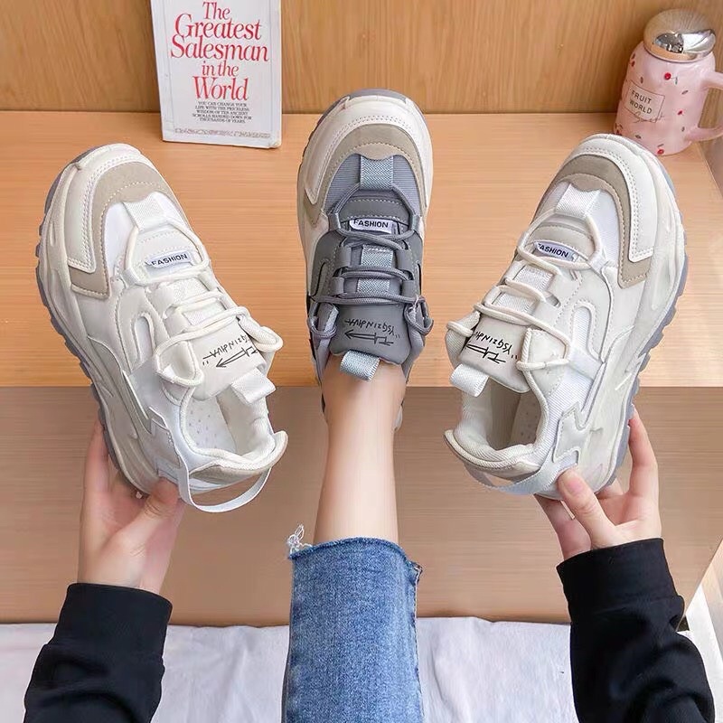 GIÀY THỂ THAO ĐỘN ĐẾ VIỀN MÀU MỚI