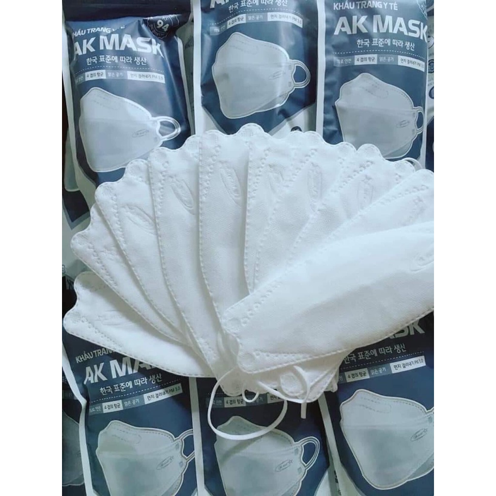 KHẨU TRANG AK MASK KF94  - 4D SIÊU CHỐNG BỤI MỊN PM 3.0, VI KHUẨN_HÀNG CHÍNH HÃNG