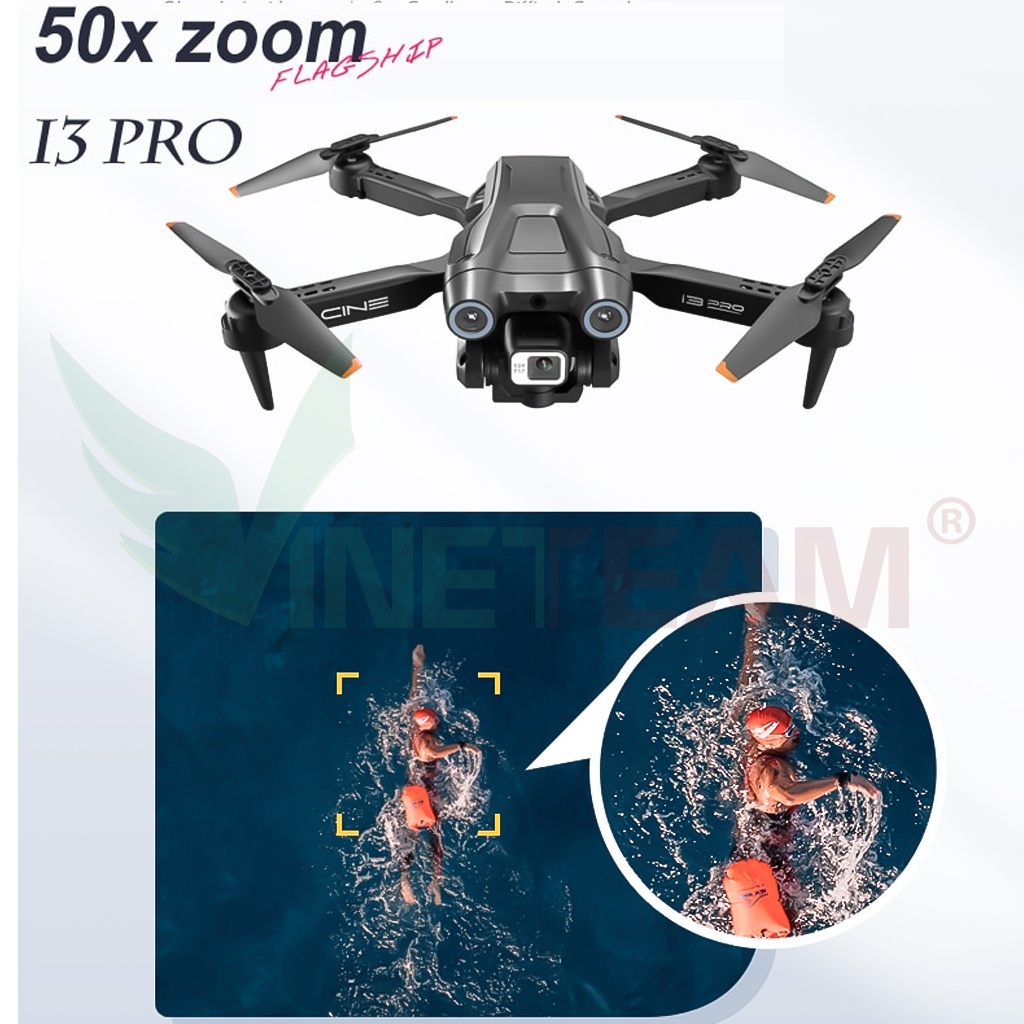 Flycam i3 Pro 4K ,Gimbal chống rung điện tử, Camera Kép cảm biến Tránh Va chạm -dc4876