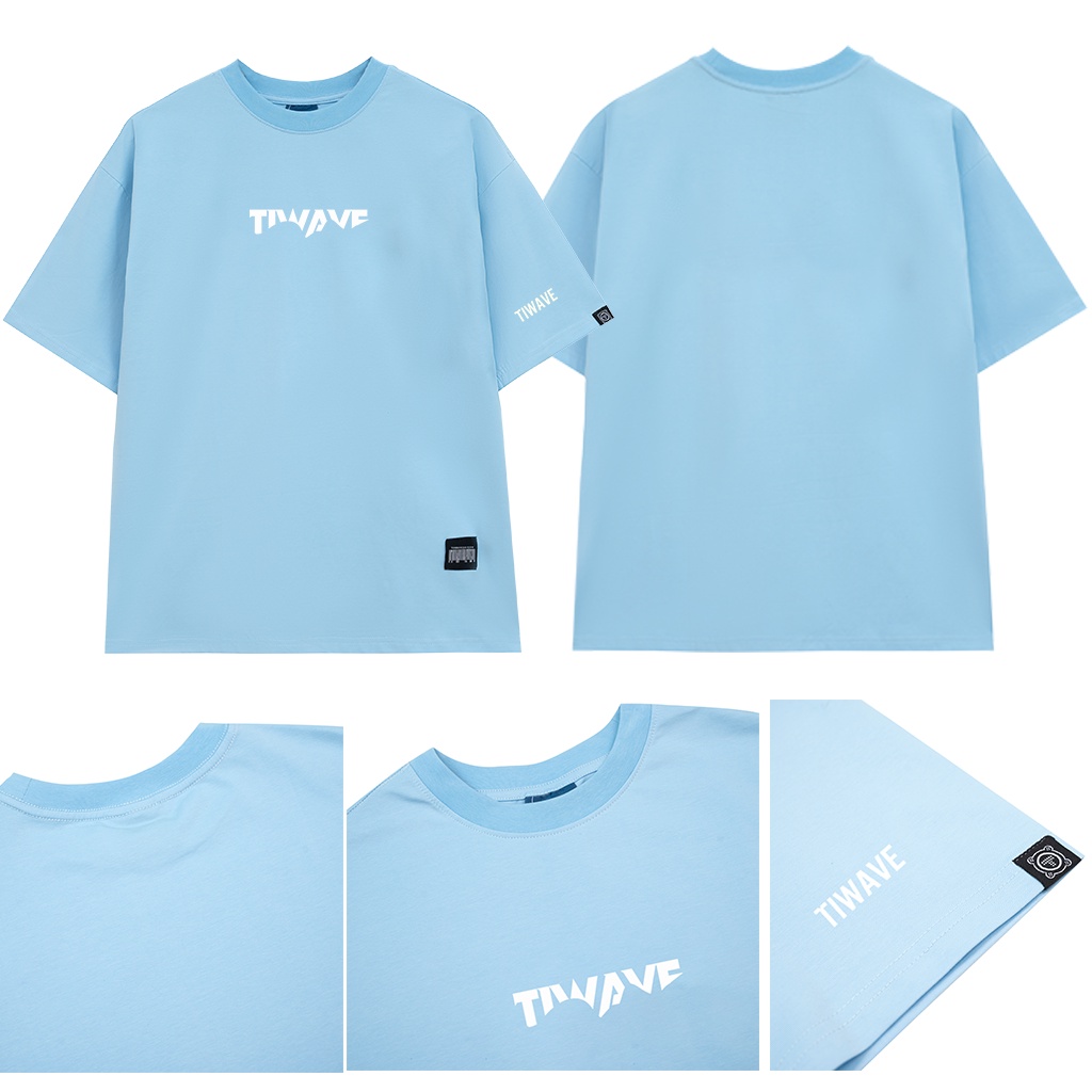 Áo Thun Cao Cấp Nam Nữ Form Rộng 100% Cotton 4 Chiều Vải Dày Mát Mẻ Local Brand Basic Tiwave - Chính Hãng