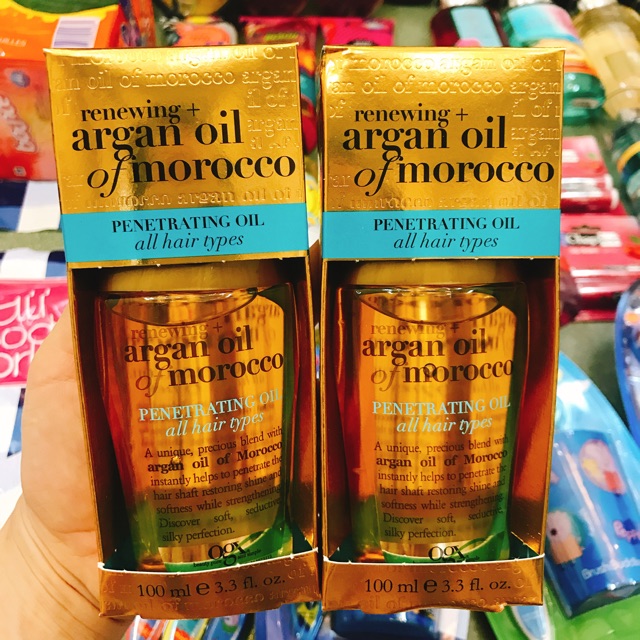 👱‍♀️👱‍♀️👱‍♀️Tinh dầu dưỡng tóc OGX Renewing Argan Oil Of Morocco Penetrating Oil