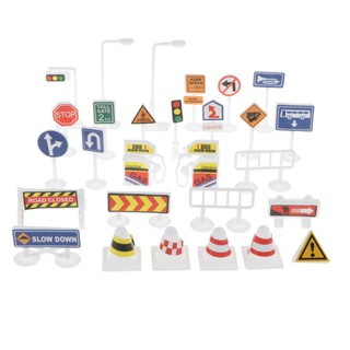 💥FOLLOW TẶNG 3K💥HÀNG CÓ SẴN💥 Bộ Đồ Chơi Biển Báo Giao Thông 28 Chi Tiết Cho Bé Tự Dán DIY 💥CHỌN MẪU💥VOUCHER 100K💥