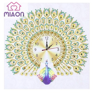 DIY 5D Diamond Painting Wall Clock Art Craft, Whitelotous Partial Special Shaped Embroidery Cross x