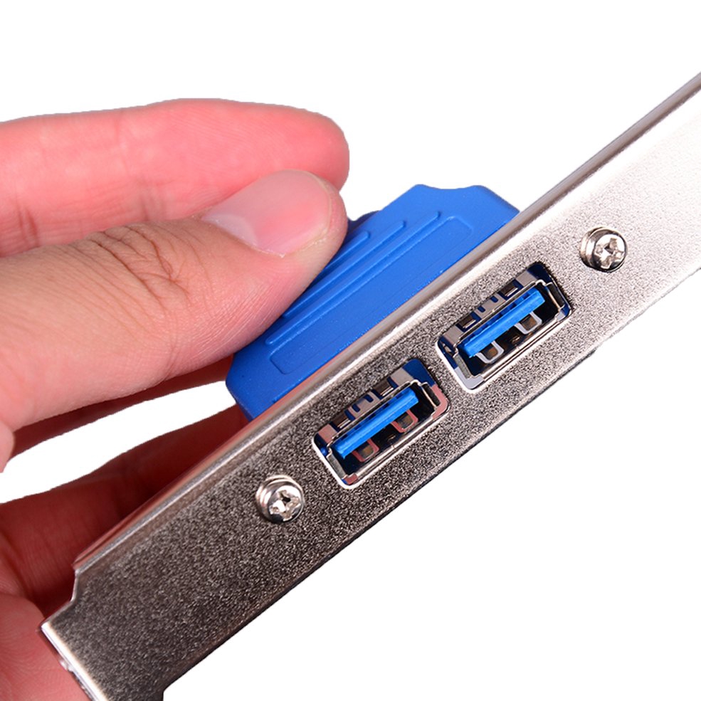 Cáp Mở Rộng 2 Cổng Usb 3.0 Tốc Độ Cao 20-pin