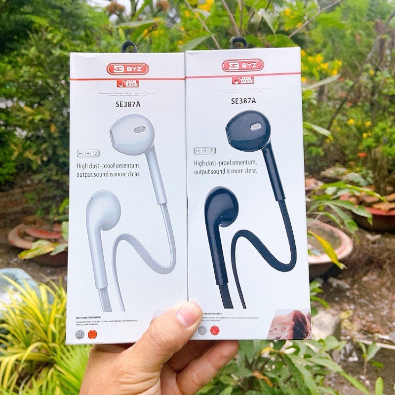 Tai nghe nhét tai BYZ SE 387A Mic Đàm Thoại Cực Tốt