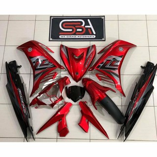 Tem rời exciter 135 đỏ đen lc - decal huyentran