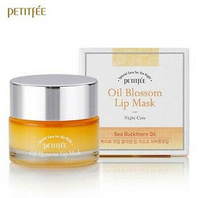 (Hàng Mới Về) Mặt Nạ Tinh Dầu Hoa Anh Đào 15g 21.08.23 / Clearance Exp:21.08.23 [PETITFEE] Oil Blossom Lip Mask Sea Buckthorn Oil 15g