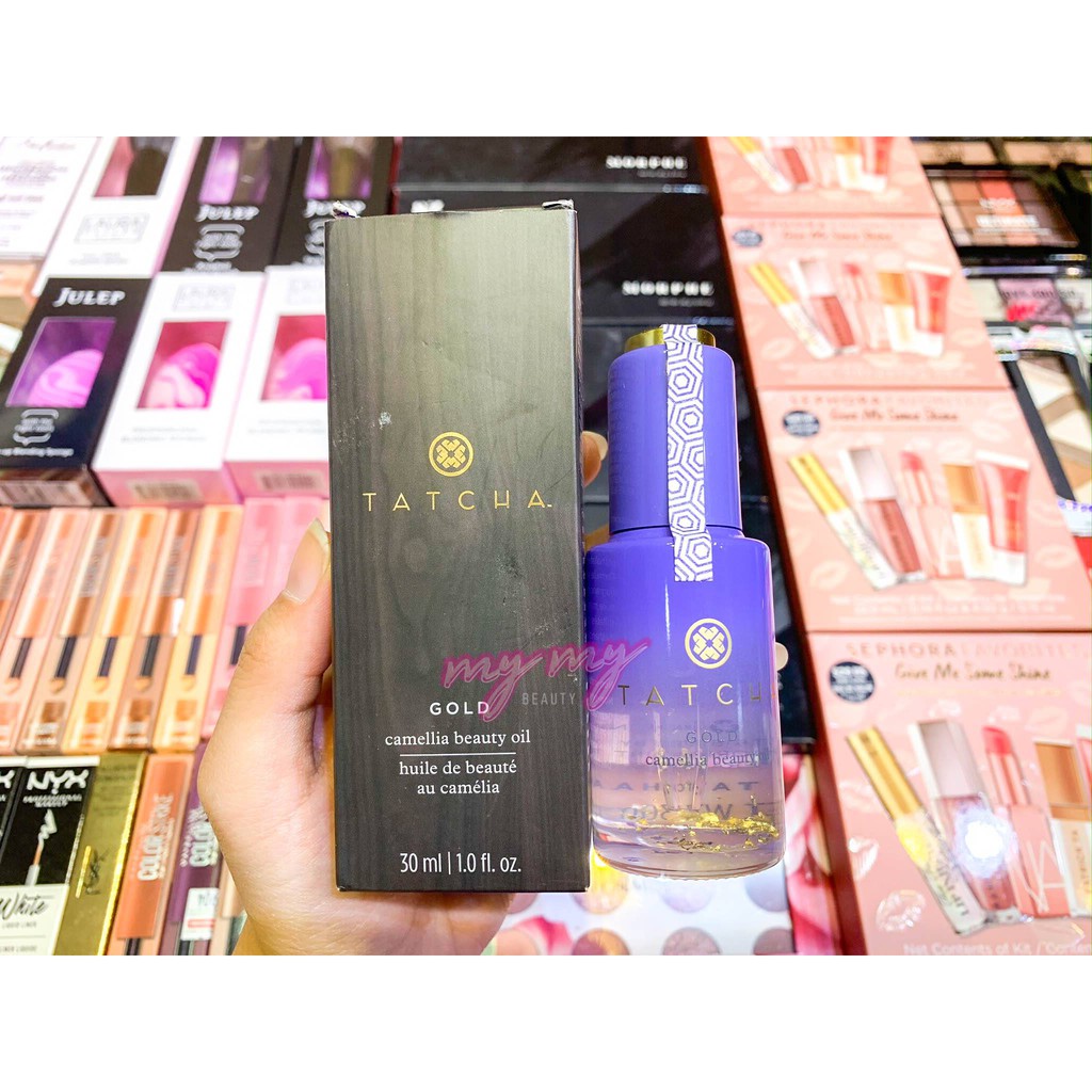 Tatcha - Dầu dưỡng vàng 23k cấp ẩm Tatcha Gold Camellia Beauty Oil 30ml