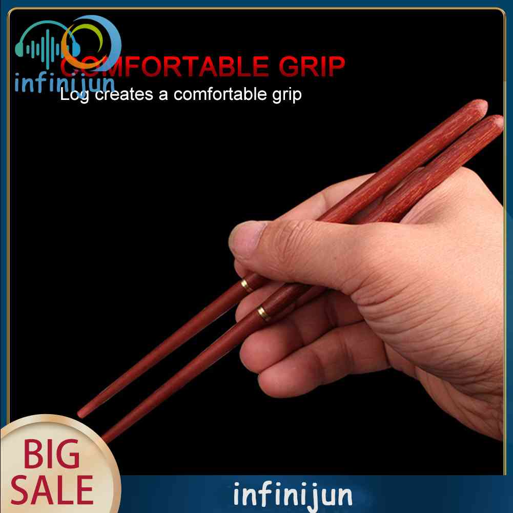 Đũa Gỗ Gụ Di Động Có Thể Gập Lại Cho Hoạt Động Ngoài Trời