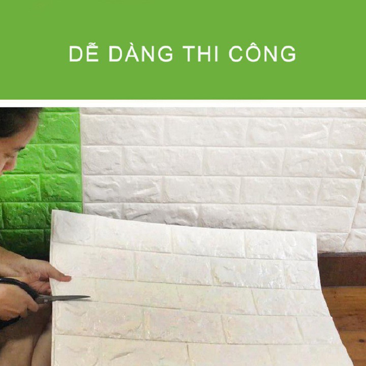 Miếng Dán Tường 3D Xốp Dán Tường Giả Gạch | BigBuy360 - bigbuy360.vn