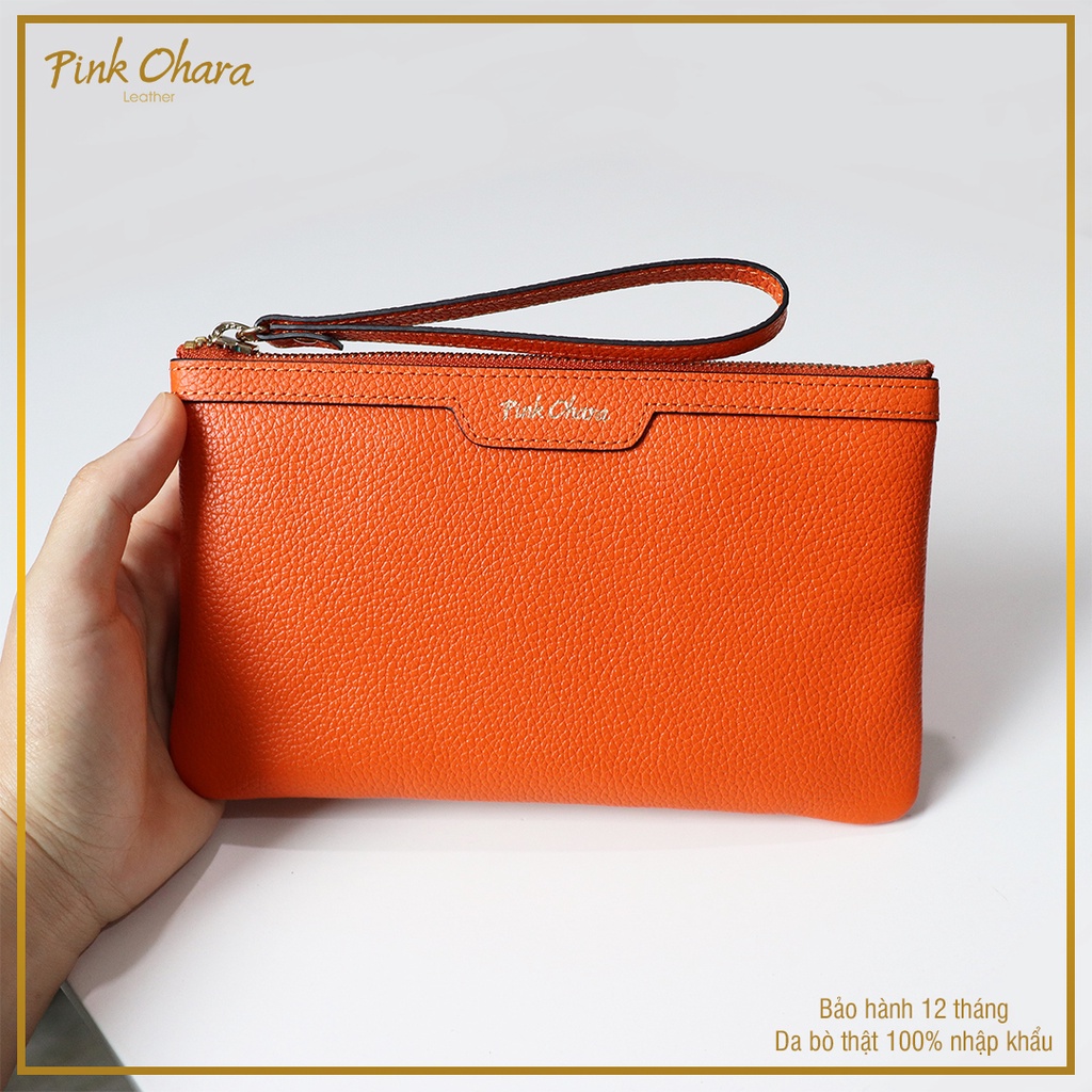 Clutch nữ da bò Nhật