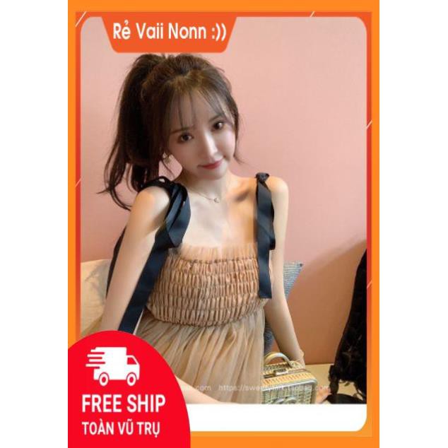 🌈FREESHIP🌈 Đầm công chúa ngắn vôn lưới đẹp xuất sắc (Siêu đẹp )