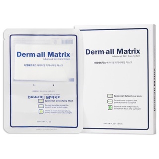 Mặt Nạ Thải Độc Da Derm All Matrix Epidermal Detoxifying Mask - Hộp 4 Miếng