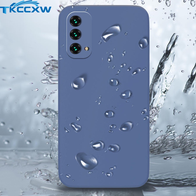 Ốp điện thoại silicon siêu mỏng viền bảo vệ camera cho Realme X Q2i Q2 Q3 Pro