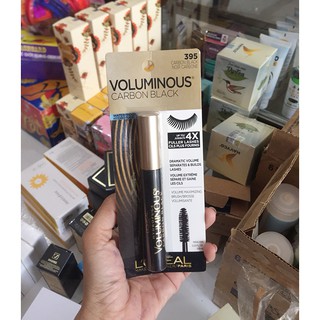 Mascara chống Nước Loreal Volum Carbon Black