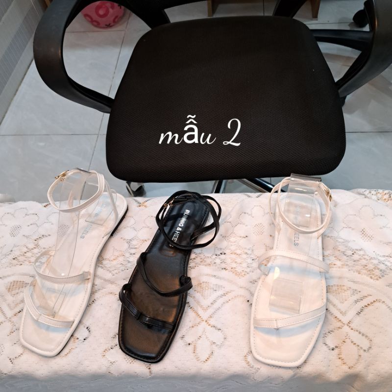 (có sẵn)giày size lớn nữ sandal big size 40 41 42 43 dây mảnh