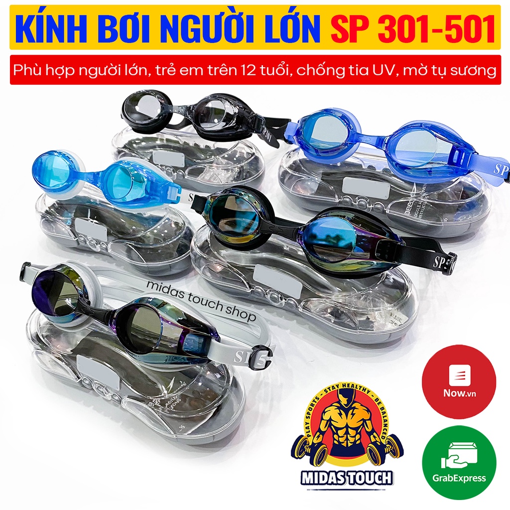 Kính bơi Speedoo 501 Tráng Gương Người Lớn - Chống UV Chống Mờ Tụ Sương Dây Đeo Silicone