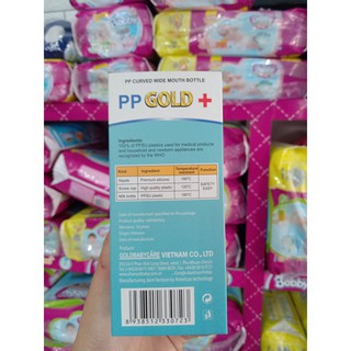 Bình sữa Gold Baby PP ( bình nhựa pp) 120ml