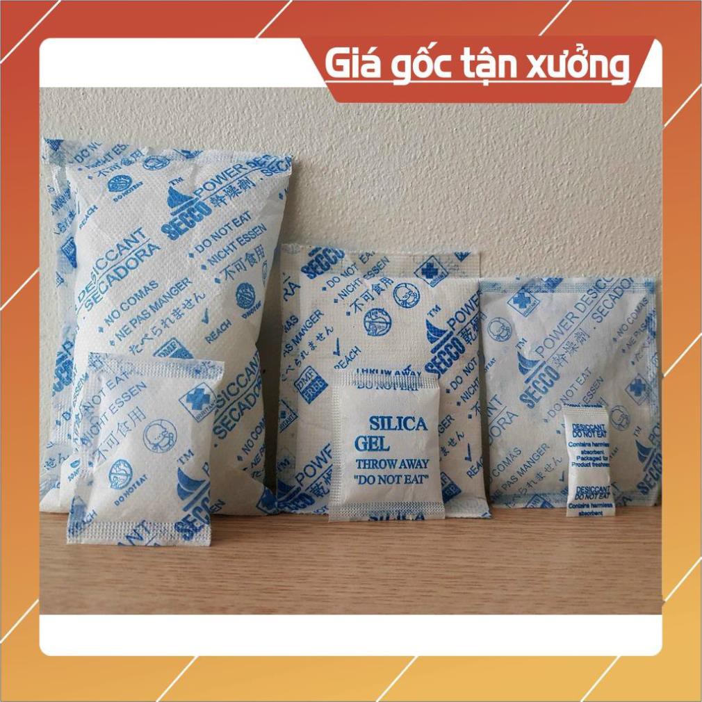 Gói hút ẩm cân 1kg loại 1/2/3/5/10/20/50/100/200/500/1000g Silica Gel - Hạt chống ẩm mốc, khử mùi