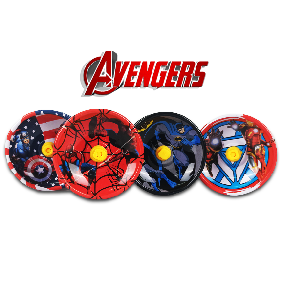 Đồ chơi trẻ em Yoyo sắt cao cấp Avengers - Đồ chơi giải trí Zozo hình siêu anh hùng có kèm dây (giao mẫu ngẫu nhiên)