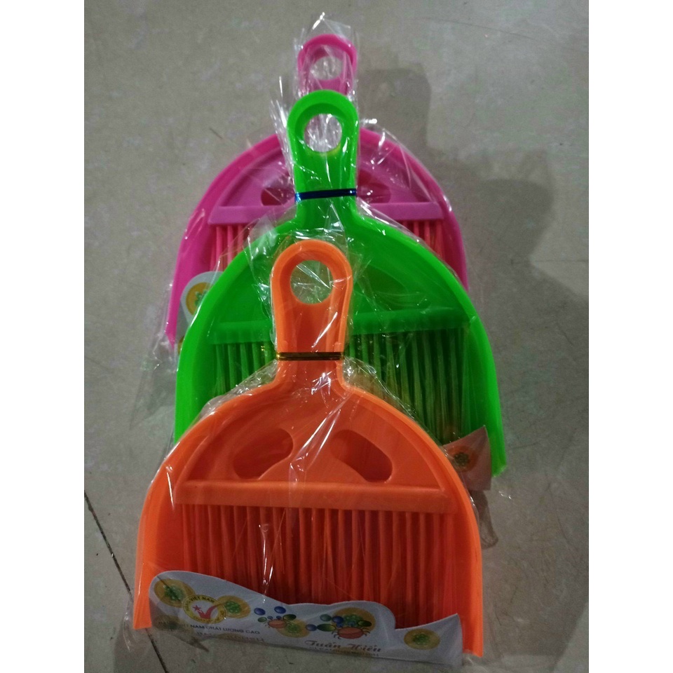 Bộ chổi và xẻng quét văn phòng/quét máy tính/bàn phím - quét bàn thờ - chổi quét bụi kèm ki hốt rác mini