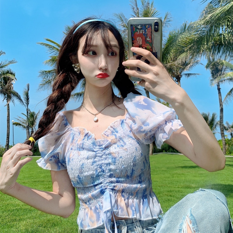 Đầm Trễ Vai Dáng Ôm In Hoa Thời Trang 2020 Nữ Tính | BigBuy360 - bigbuy360.vn