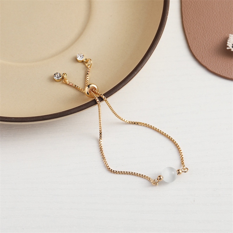 Vòng tay mạ vàng đính hạt đơn giản phong cách hàn quốc cho nữ
 | BigBuy360 - bigbuy360.vn