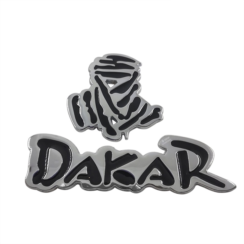 1 X Miếng Dán Kim Loại In Logo Dakar Rally Cho Xe Hơi Xe Jeep Xe Tải