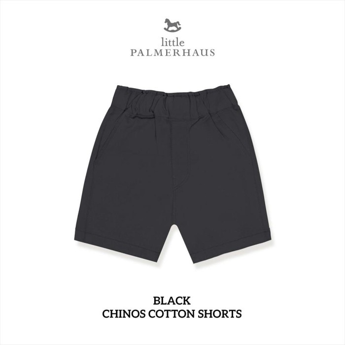 Quần short Cotton màu đen 2.0 1-6 tuổi Terl4ri5 Little Palmerhaus - Chinos